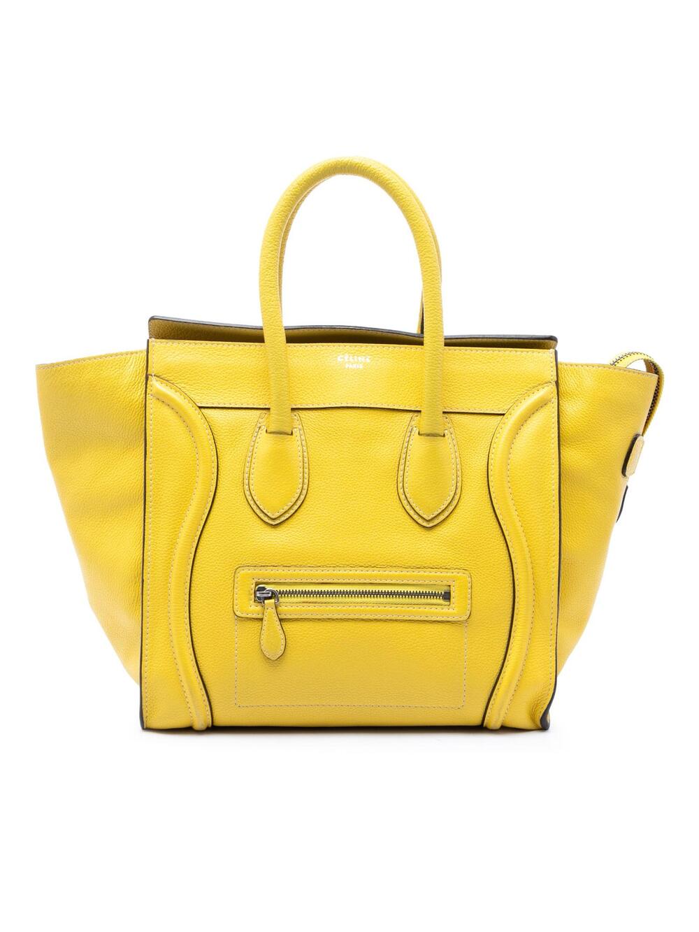 Celine Mini Drummed Calfskin Luggage #347889C80B